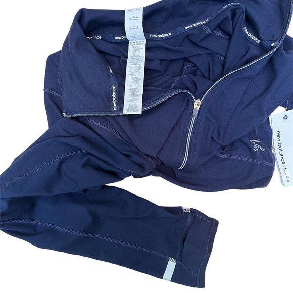 New Balance x J. Crew Collaboration Navy In Transit Pullover Women's Size M - Picture 7 of 10